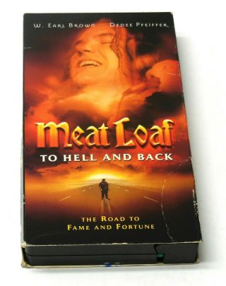 Meatloaf To Hell And Back 2000 Vhs Rare Oop Biopic Vh1 Tv Movie Fast Ship
