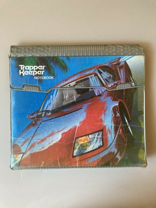 Vintage Mead Trapper Keeper Notebook 29096 Ferrari Vhtf Rare