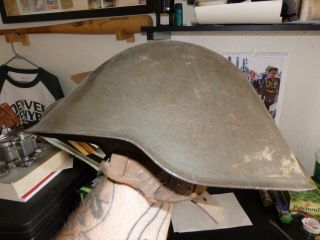 Early Ddr East German Vopo Steel Helmet 3 - Rivet Style Ii/59 Rare Early Type