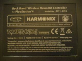Rock Band 4 Rivals Expansion Set Sony PS4 Jaguar Guitar Pro Cymbals Rare 2
