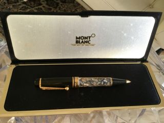 Montblanc Alexandre Dumas Writers Edition Ballpoint Pen 08999/16000 Black Rare