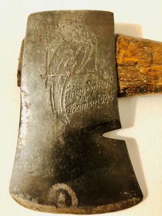 Rare Poll Parrot Shoes Hatchet,  They Speak For Themselves