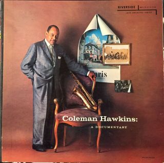 Coleman Hawkins “a Documentary” Orig 1956 W.  49th St Riverside 2 Lps Rare