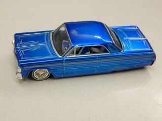 Jada 1964 Chevy Impala Lowrider - Homie Rollerz - Blue - Loose - Rare