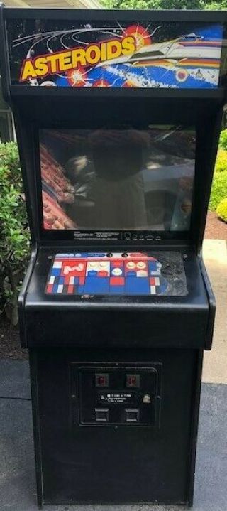 Asteroids Arcade Machine By Atari (-) Rare