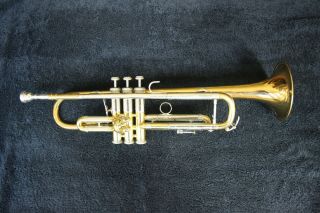Holton Model 47 Bb Trumpet Ml Bore Rare 1947,  Mouthpiece And Case