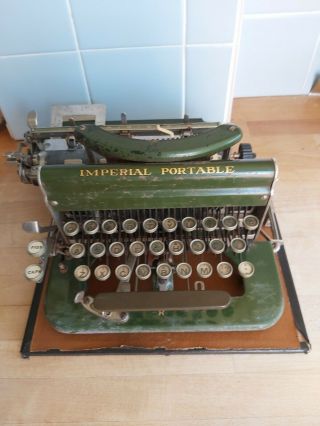Rare Imperial Portable Model D Typewriter.