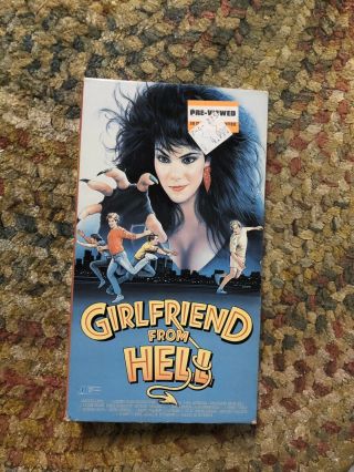 Girlfriend From Hell Vhs Horror Rare Slasher Ive Obscure Scream Queen Oop Htf