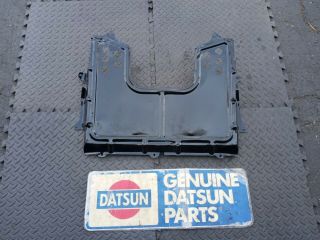 Datsun 70 - 8.  74 240z 260z Oem Metal Splash Pan - - - Very Rare