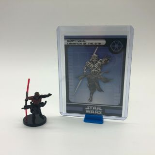 Star Wars Miniatures Darth Maul Champion Of The Sith Cotf Cis Rare 40/60 Legion