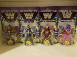 Wwe Masters Of The Universe Complete Set Of Wave 3