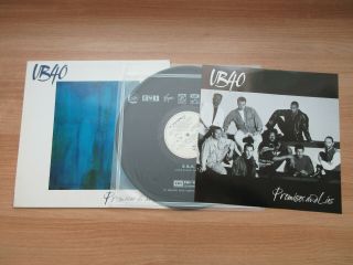 Ub40 - Promises And Lies 1993 Rare Korea Orig Vinyl Lp Insert 3 - Striped Emi