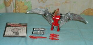 G1 Transformers Dinobot Swoop 100 Complete With Booklet