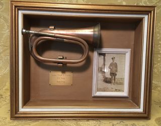 Ww1 Us Army Bugle Corps Named Soldier Rare