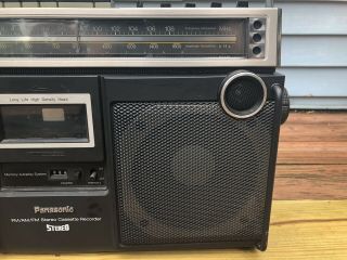 RARE Panasonic RQ - 4350 Vintage Stereo Cassette Boombox Dial Light 3