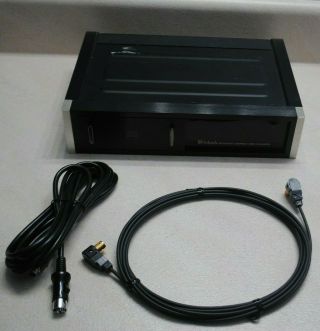 Rare Old School Mcintosh Mcd4000 Cd Changer With Fiber Optic And Changer Cables