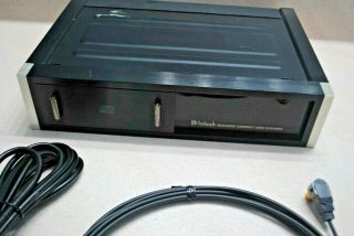 RARE OLD SCHOOL MCINTOSH MCD4000 CD CHANGER WITH FIBER OPTIC AND CHANGER CABLES 3