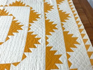 Better in Cheddar PA c 1900s Delectable Mountains QUILT Vintage RARE 2
