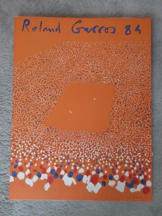 Roland Garros French Open Rare 1984 Poster By Aillaud
