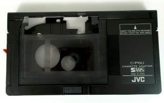 Rare Jvc C - P6u Svhs Compatible Vhs - C To Vhs Cassette Adapter - Japan