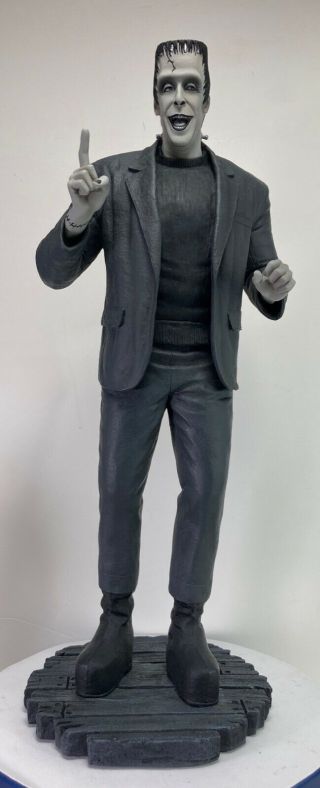 Herman Munster Tweeterhead Rare Deluxe Maquette Black And White Statue Sideshow