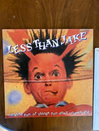 Less Than Jake Vinyl 10 " Punk Ska Record Rare Pressing