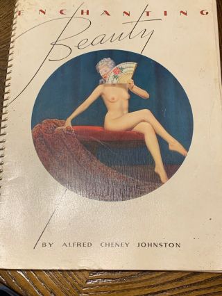 1937 Enchanting Beauty Alfred Johnston Unretouched Nudes Rare 1st Edition Rare