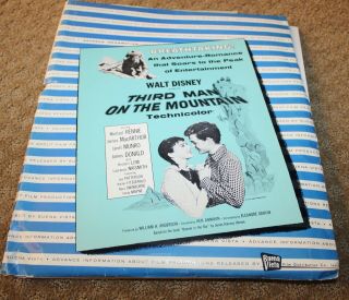 Third Man On The Mountain Rare Walt Disney Advance Campaign Material Press Kit