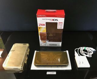 Nintendo 3ds Xl Hyrule Gold Limited Edition Dual Ips Screens Rare