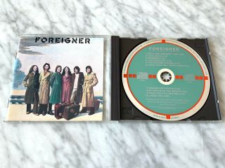 Foreigner Self Titled Cd Target Disc Made In West Germany Atlantic 16109 - 2 Rare