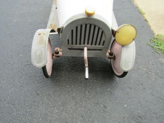 VINTAGE RARE PEDAL CAR PINK MODEL T ROADSTER STYLE WITH RUNNING BOARDS 2