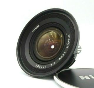 【near Mint】”super Rare” Nikon Ai Nikkor 18mm F4 Wide Angle From Japan