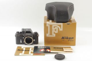 Rare " Boxed Exc,  3 " Nikon F Photomic Finder Ftn Black 35mm Film Camera From Japan