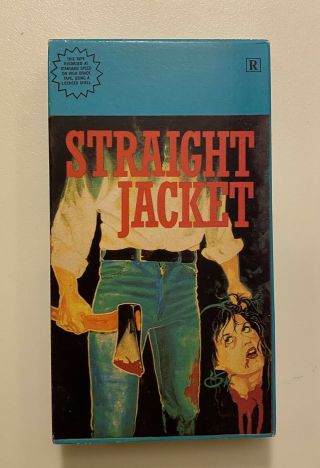 Straight Jacket Vhs Tape Horror 1988 Release Chuck Jamison Kory Clark Rare