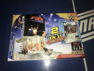Wwe Elite Electronic Ultimate Entrance/back Stage 2 In 1 Playset