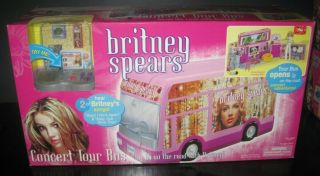 Vintage Britney Spears Concert Tour Bus 2001 New/sealed Very Rare Doll Toy