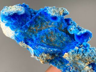 85mm Rare Blue Cyanotrichite on Matrix from China 3