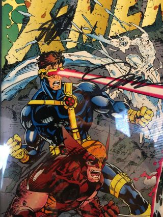 X - Men 1 Signed By Stan Lee,  Chris Claremont,  Jim Lee.  RARE SPECIAL EDITION. 2