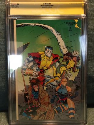 X - Men 1 Signed By Stan Lee,  Chris Claremont,  Jim Lee.  RARE SPECIAL EDITION. 3