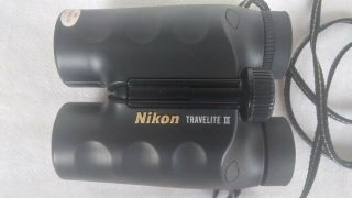 Rare Nikon Travelite Iii 10x25 5 Degree Mini Binoculars With Case Bag