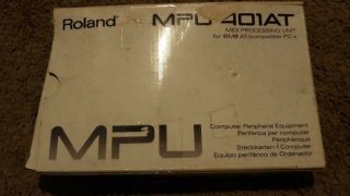 Rare Roland Mpu - 401at Brand Cables And Instructions Complete