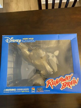 Rare Glitter Kozik Disney Medicom Mickey Mouse Runaway Brain Vinyl Art Toy