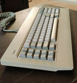 Vintage Tandy 3000 Keyboard (Fujitsu Leaf Spring) Rare 2
