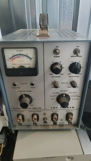 Fisher Multiplex Generator Model 300,  Powers On - Align Mpx Decoders Rare Vintage