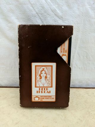 Rare Vintage 1979 Deep Throat W/ Linda Lovelace Beta Video Tape Betamax Not Dvd