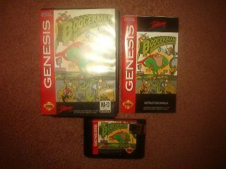 Sega Genesis Boogerman A Pick And Flick Adventure Complete Rare
