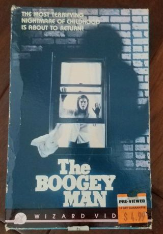The Boogey Man - Wizard Video Big Box Vhs Very Rare 1980 Film