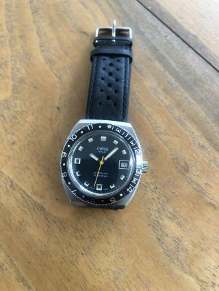 Vintage Rare Oris Divers Automatic Men Wrist Watch,  Around 1972