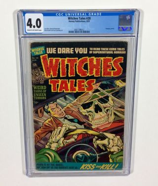 Witches Tales 20 Cgc 4.  0 (gross Hanging Panels,  Rare Pre - Code Comic) 1953 Harvey