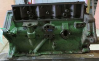 John Deere JD 4.  145 Engine Block Good T1129T Rare Vintage 4 Cyl Diesel 3